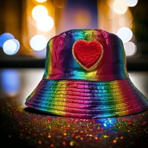 Metallic Multicolor Bucket Hat